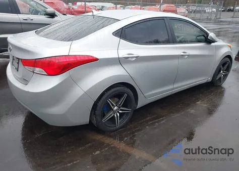 2012 Hyundai Elantra Limited from USA, damaged, VIN 5NPDH4AEXCH081785